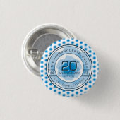 Harmony Dental 20. Jubiläumsbutton Button (Vorne & Hinten)