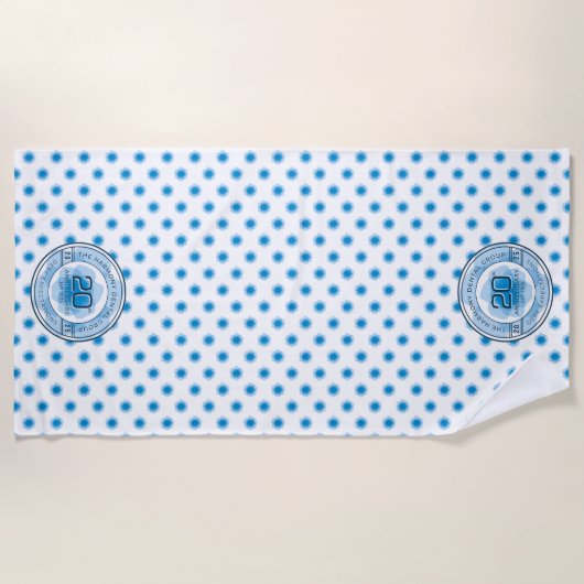 Harmony Dental 20th Anniversary Beach Towel Strandtuch (Vorderseite)