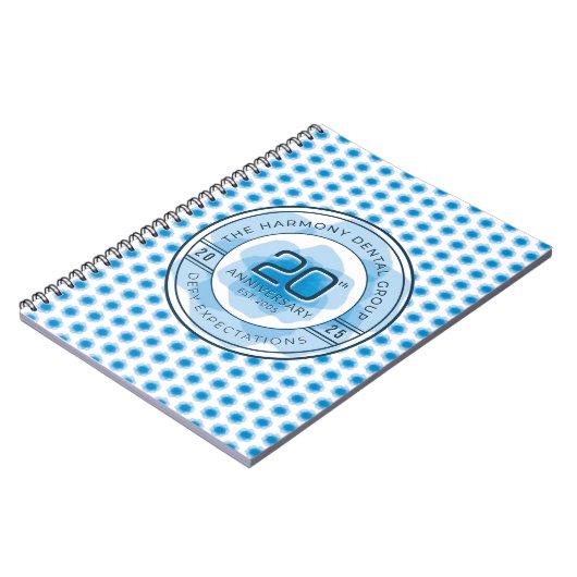 Harmony Dental 20th Anniversary Notebook Notizblock (Linke Seite)