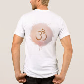 Harmony Enthüllt: Der ॐ Frieden Mandala Tri-Blend Shirt (Rückseite)