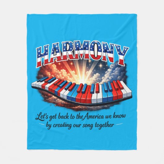 HARMONY FLEECEDECKE (Vorderseite)