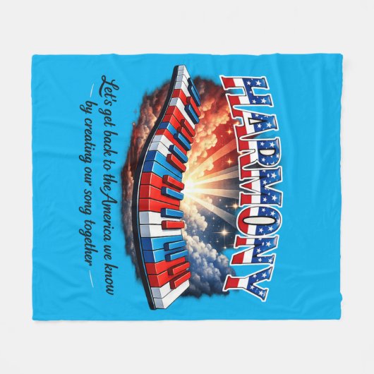 HARMONY FLEECEDECKE (Vorderseite (Horizontal))