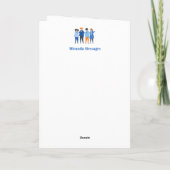 Harmony Happy Birthday Lady Singers Karte (Rückseite)