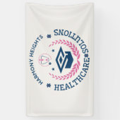 Harmony Heights Healthcare Solutions Company Logo Banner (Vertikal)