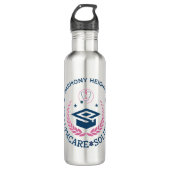 Harmony Heights Healthcare Solutions Company Logo Edelstahlflasche (Vorderseite)