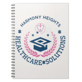 Harmony Heights Healthcare Solutions Company Logo Notizblock (Vorderseite)