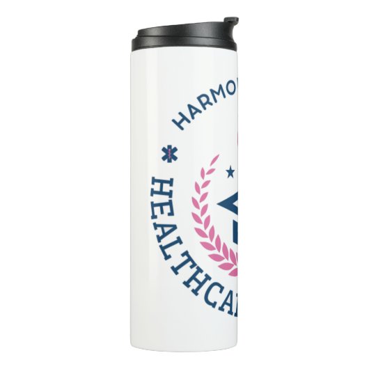 Harmony Heights Healthcare Solutions Company Logo Thermosbecher (Nach links gedreht)