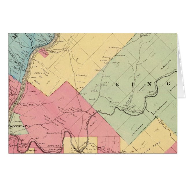 Harmony, Hickory, Kingsley, Tionesta Townships (Vorderseite (Horizontal))