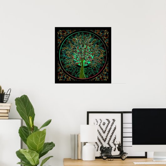 Harmony & Hope Tree of Life Poster (Heimbüro)