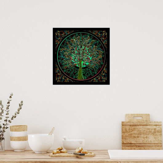 Harmony & Hope Tree of Life Poster (Küche)