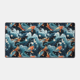 Harmony Horizons: Ein exquisites, asiatisch inspir Schreibtischunterlage