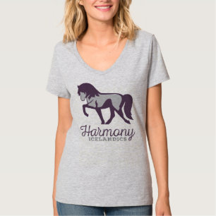 Harmony Icelandics / Neck T - Shirt