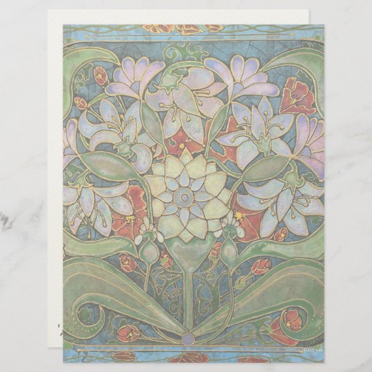 Harmony In Bloom Briefbogen (Vorne/Hinten)