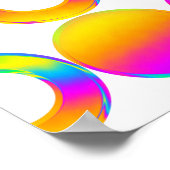 Harmony in Circles, Mesmerizing Discs Wall Art Poster (Ecke)