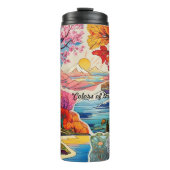 "Harmony in Seasons" Thermosbecher (Vorderseite)