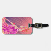 "Harmony in Stardust" Eine glamouröse Steampunkkön Gepäckanhänger (Vorderseite horizontal)