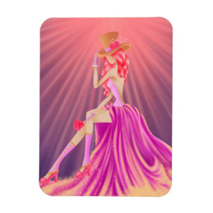 "Harmony in Stardust" Eine glamouröse Steampunkkön Magnet