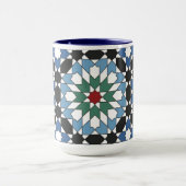 Harmony in Tiles – Moroccan Geometric Mug Tasse (Zentrum)