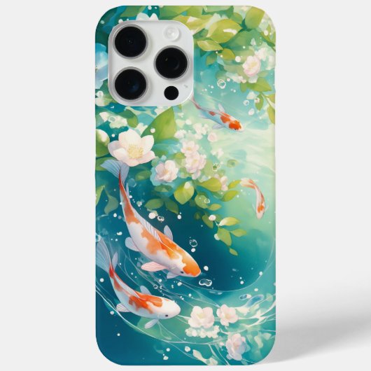 Harmony Koi in einem ruhigen Teich Case-Mate iPhone Hülle (Rückseite)