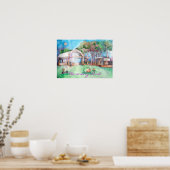 Harmony Park bei Nacht Poster (Küche)