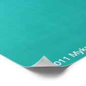 "Harmony" Rainbow Blume Kindermäster Poster (Ecke)