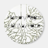 Harmony Reigns, Half-Way-Zuhause-Magnete Magnet (Vorne)