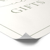 HARMONY Sage Green Cards and Gifts Poster (Ecke)