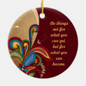 Harmony Swirl Affirmation Ornament (Hinten)