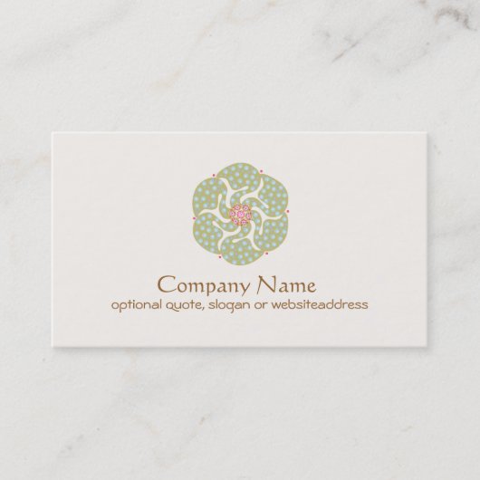 Harmony Symbol Business Card Visitenkarte (Vorderseite)