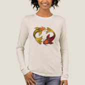 Harmony T-Shirt, Japanese koi fish Tri-Blend Shirt (Vorderseite)