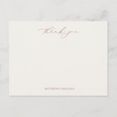 HARMONY Terracotta Dankeschön Karte (Vorderseite)