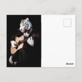 Harmony Tiger – Elegant Postcard Design Postkarte (Rückseite)