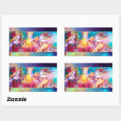 HARMONY TRIO MUSIC CONCERT WRAPPING PAPIER RECHTECKIGER AUFKLEBER (Blatt)