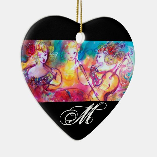 HARMONY TRIO SPRING CONCERT MONOGRAM KERAMIKORNAMENT (Rechts)