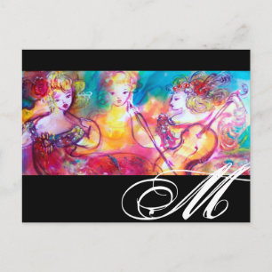 HARMONY TRIO SPRING CONCERT MONOGRAM POSTKARTE