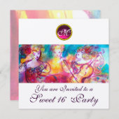 HARMONY TRIO SPRING CONCERT, Sweet 16 Birthday Einladung (Vorne/Hinten)