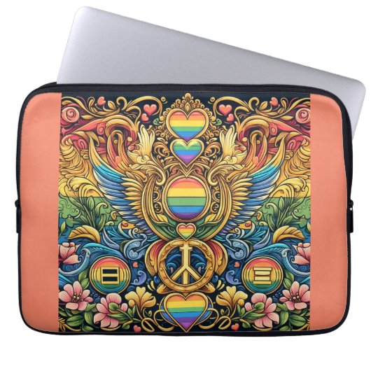 Harmony Wings Laptopschutzhülle (Vorderseite)