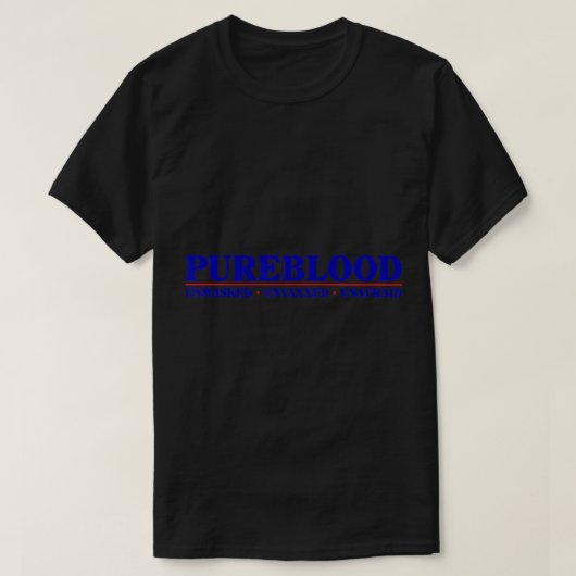 Harnblut Unvaxter unfraider T - Shirt (Design vorne)