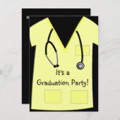 Harndrang Einladungen Gelber Schrott (Vorne/Hinten)