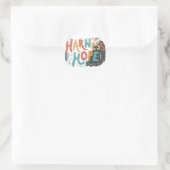 Harness Hope Runder Aufkleber (Tasche)