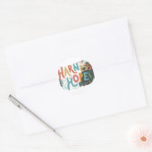 Harness Hope Runder Aufkleber (Umschlag)