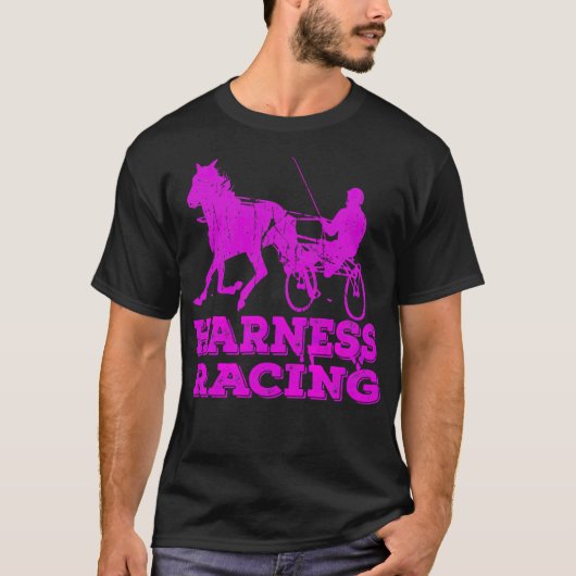 Harness Horse Racing Pferd T-Shirt (Vorderseite)