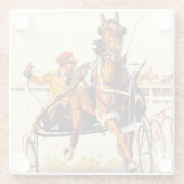 Harness Race Glasuntersetzer (Rückseite)