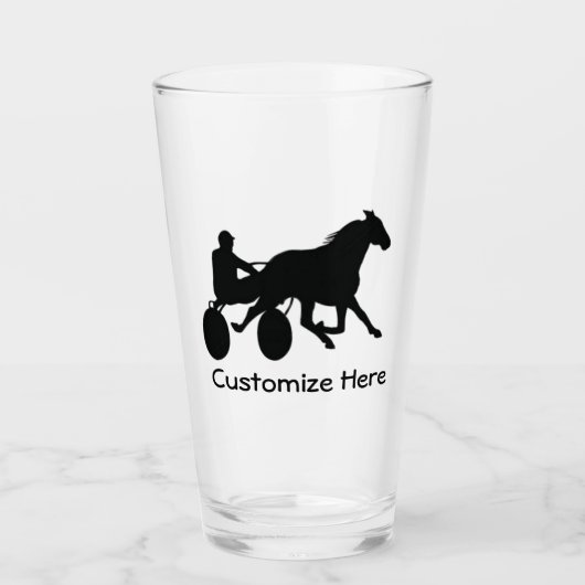 Harness Racing Glass Glas (Vorderseite)