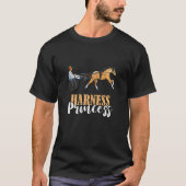 Harness Racing Princess Equitation Racer Rac T-Shirt (Vorderseite)