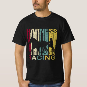 Harness Racing Retro Vintage Silhouette T-Shirt