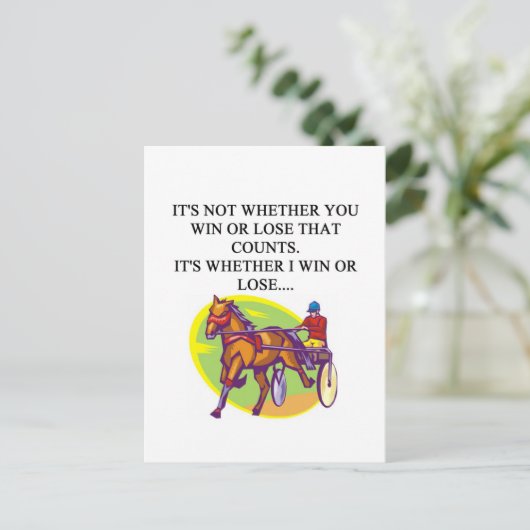 HARNESS Witzdesign Postkarte (Stehend Vorderseite)