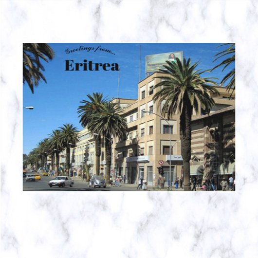 Harnet Avenue Asmara Eritrea Postkarte