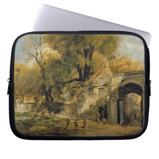 Harnham Tor, Salisbury, c.1820-21 (Öl auf Laptopschutzhülle (Vorderseite)