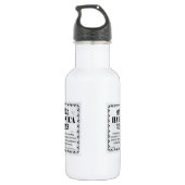 Harnonica-Lizenz Edelstahlflasche (Rückseite)
